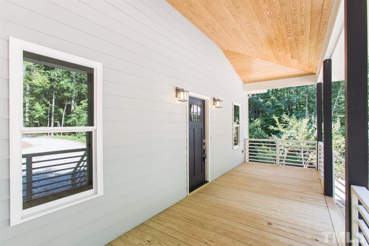 5316 Russell Road Durham, NC 27712 - Photo 23 of 25 a view of a balcony with wooden floor