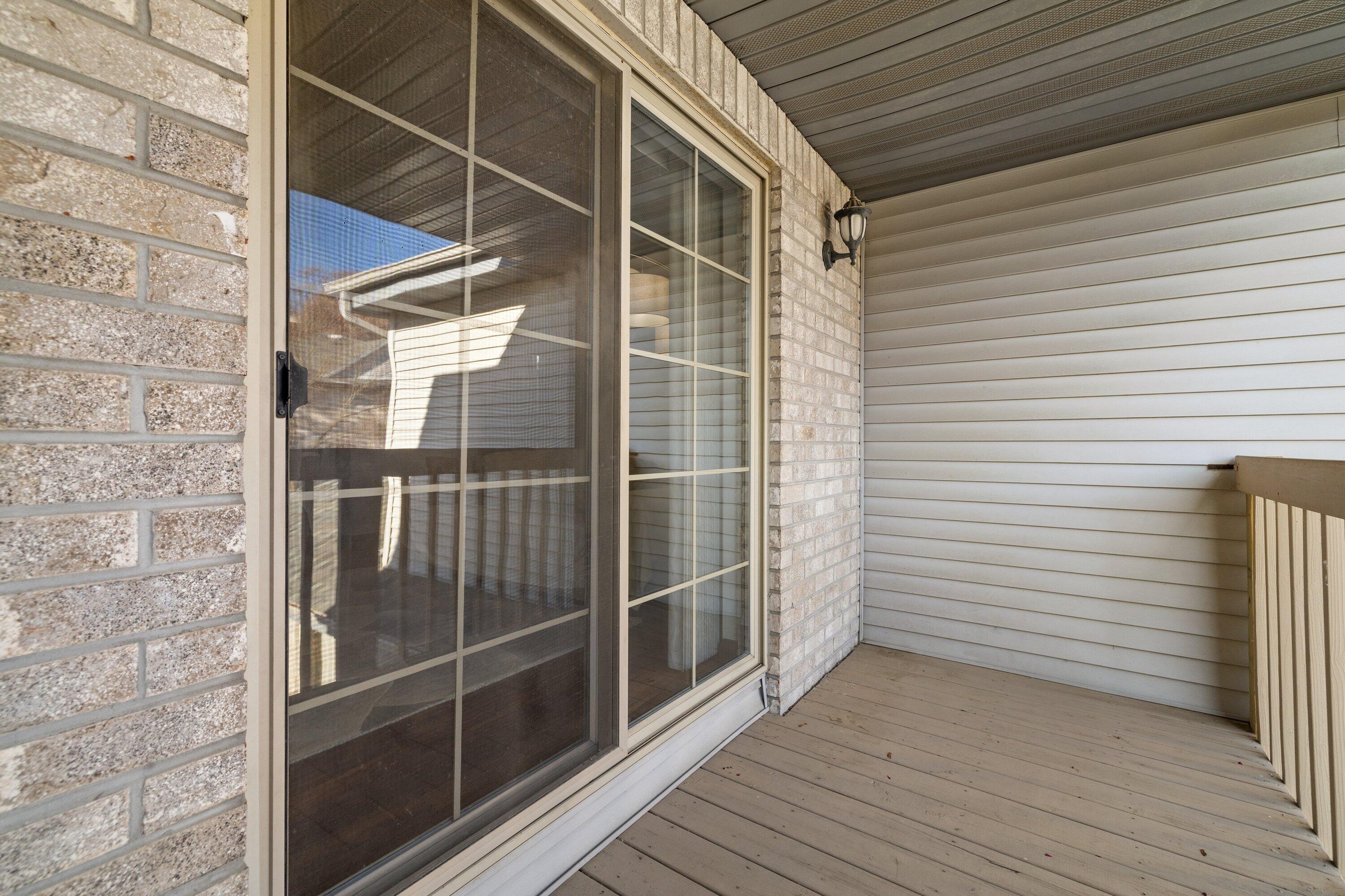 9322 West Loomis Road, Unit 4 Franklin, WI 53132 - Photo 21 of 26 Balcony