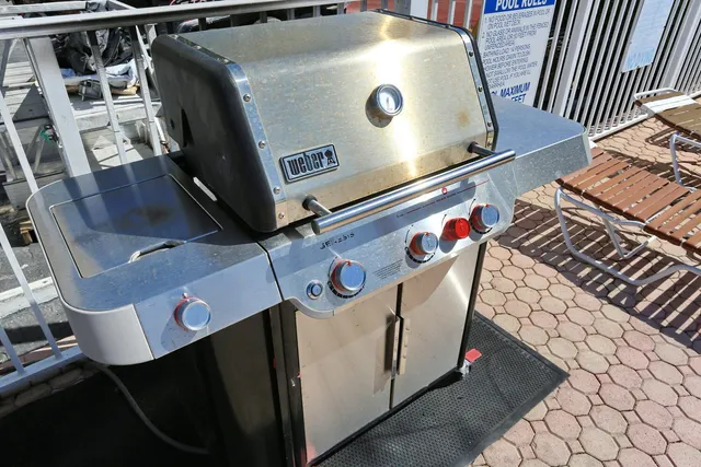 a view of a lake with houses in the background