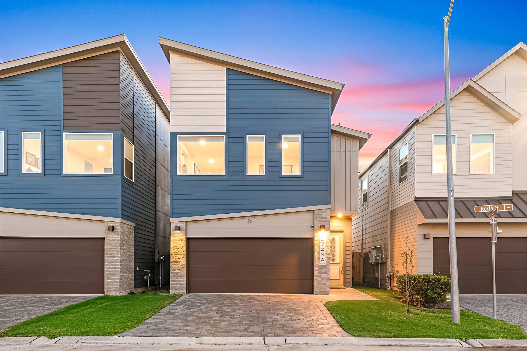 Welcome home to this Stylish contemporary home with striking architecture and welcoming entry.