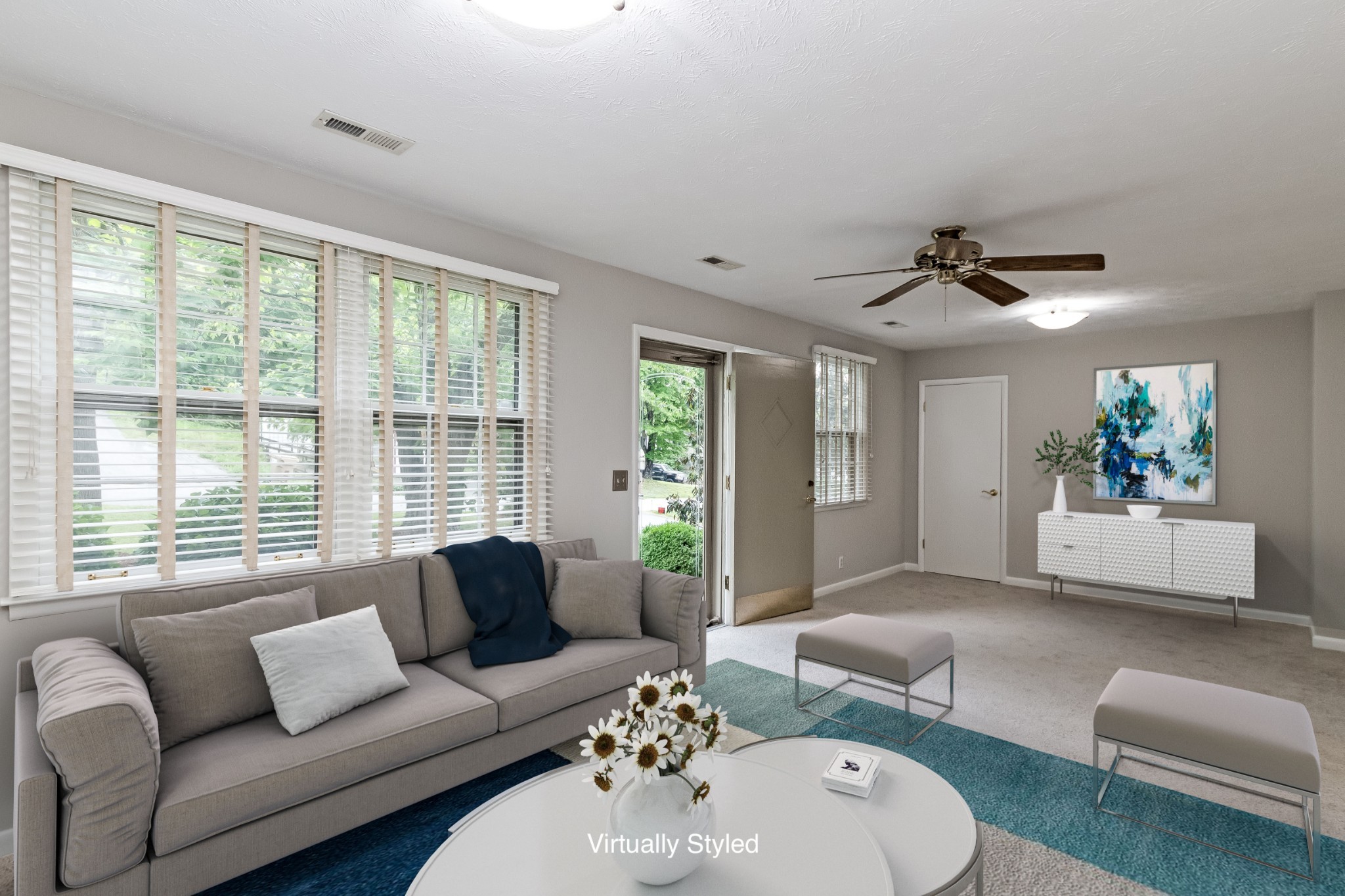 651 Hicks Road Nashville, TN 37221 - Photo 3 of 36 Virtually Staged Living Room - It is large and spacious!
