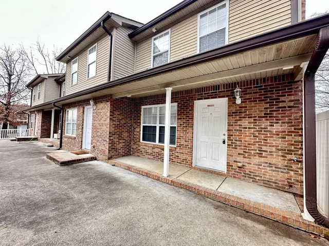 front view of a house with a garage
