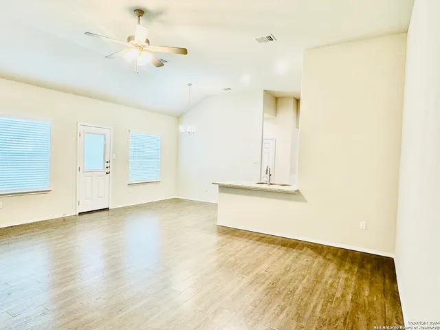 a view of an empty room with window