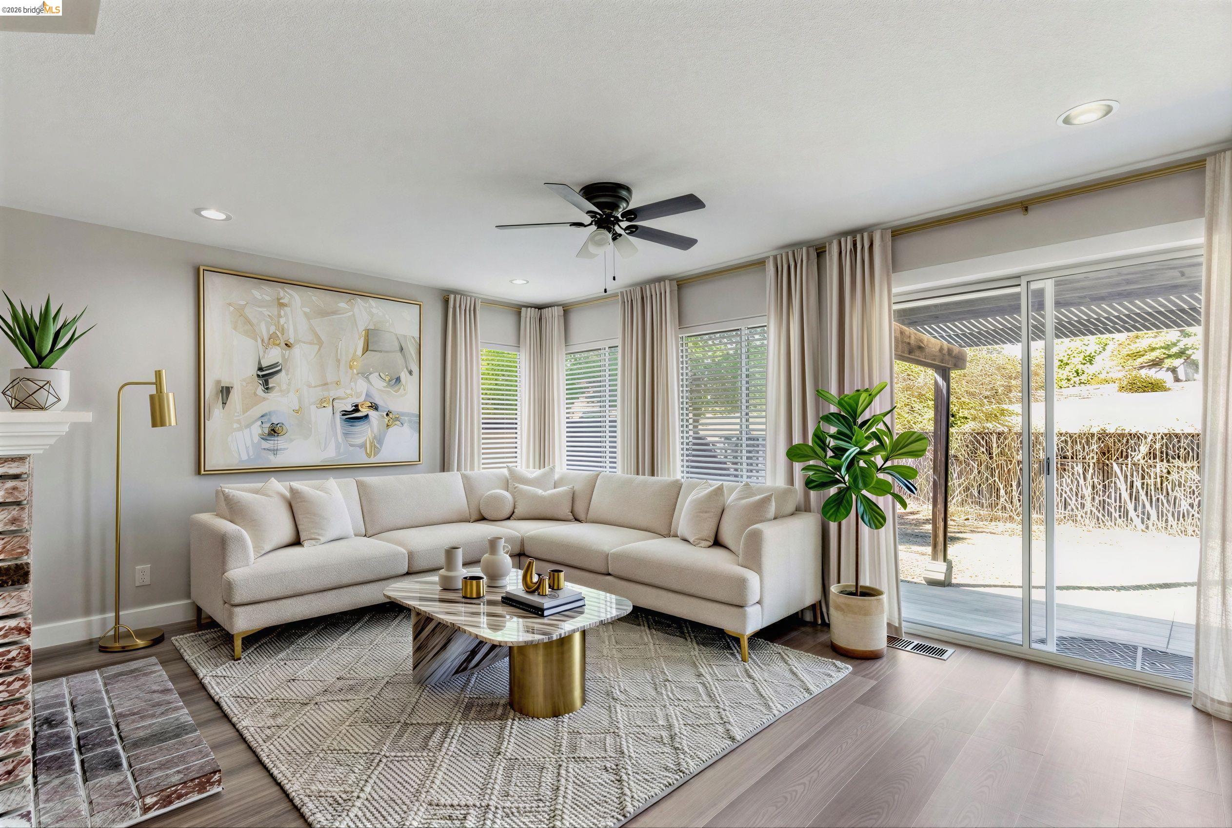 5052 Perry Way Antioch, CA 94531 - Photo 12 of 51 a living room with furniture and a large window