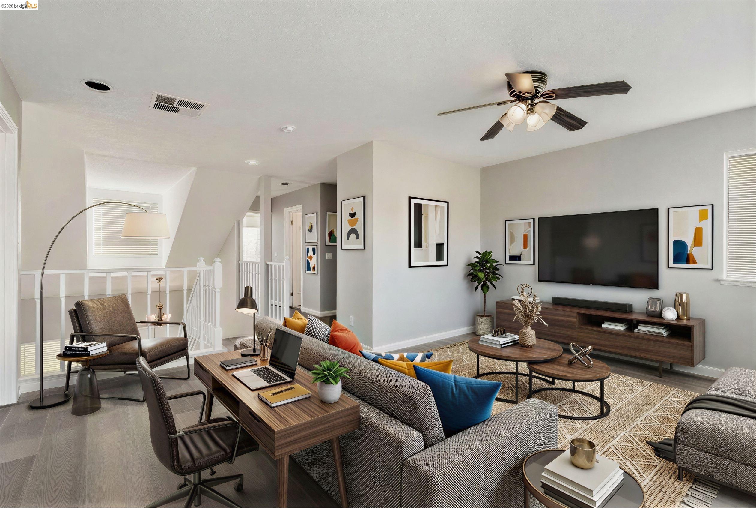 5052 Perry Way Antioch, CA 94531 - Photo 22 of 51 a living room with furniture and a flat screen tv