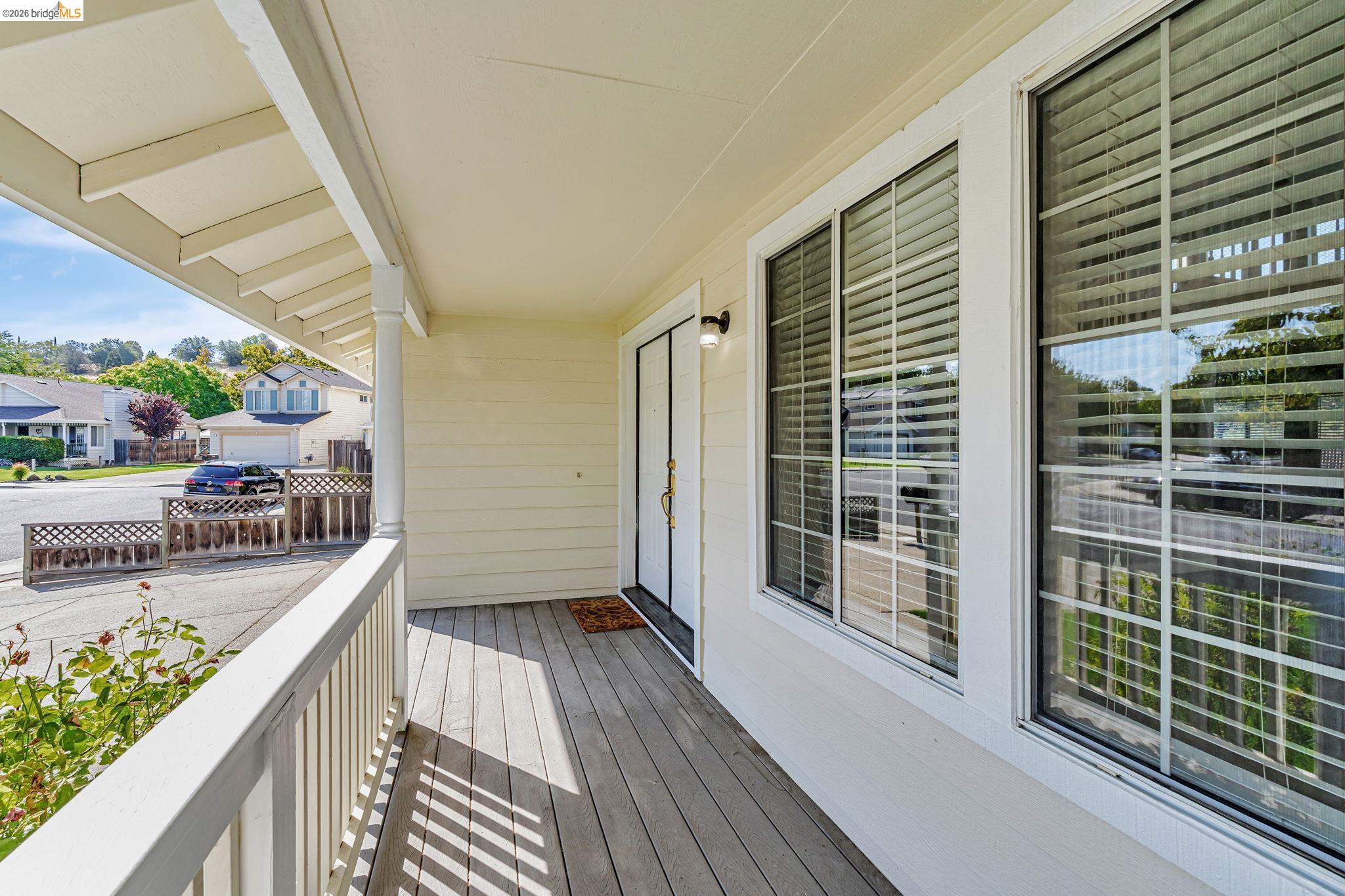 5052 Perry Way Antioch, CA 94531 - Photo 4 of 51 a view of balcony with wooden floor and fence