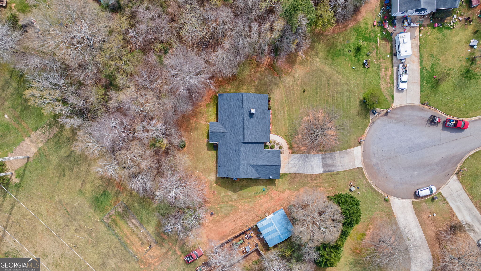 1415 Blanding Way Winder, GA 30680 - Photo 37 of 39 an aerial view of a house with outdoor space
