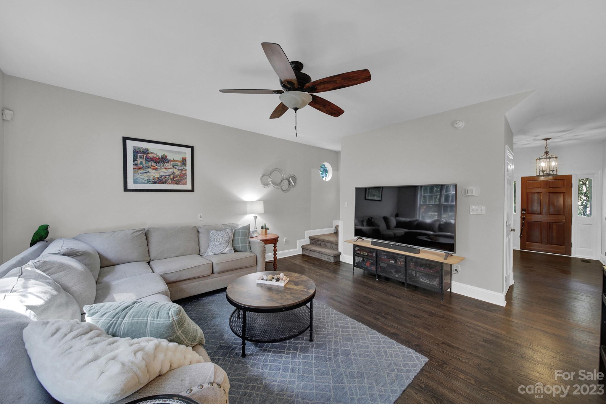 16014 Virginia Lee Court Fort Mill, SC 29708 - Photo 16 of 47 a living room with furniture and a flat screen tv