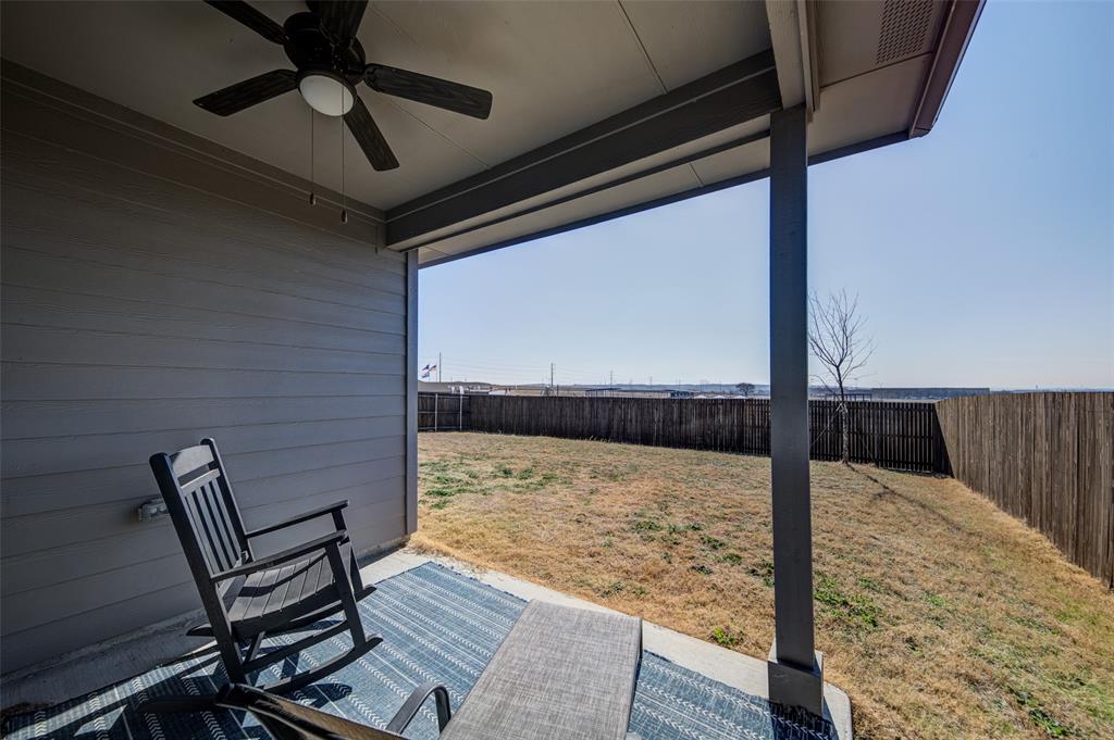 145 Hawksbill Lane Rhome, TX 76078 - Photo 17 of 23 Covered back patio