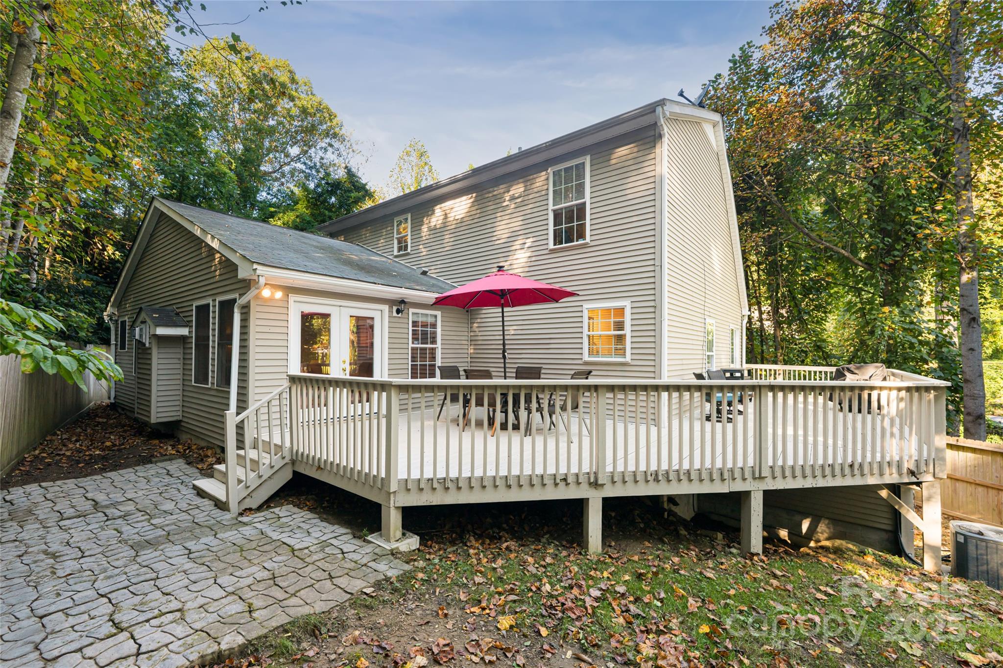 315 Glenn Bridge Road Arden, NC 28704 - Photo 44 of 45 a view of a deck with a yard