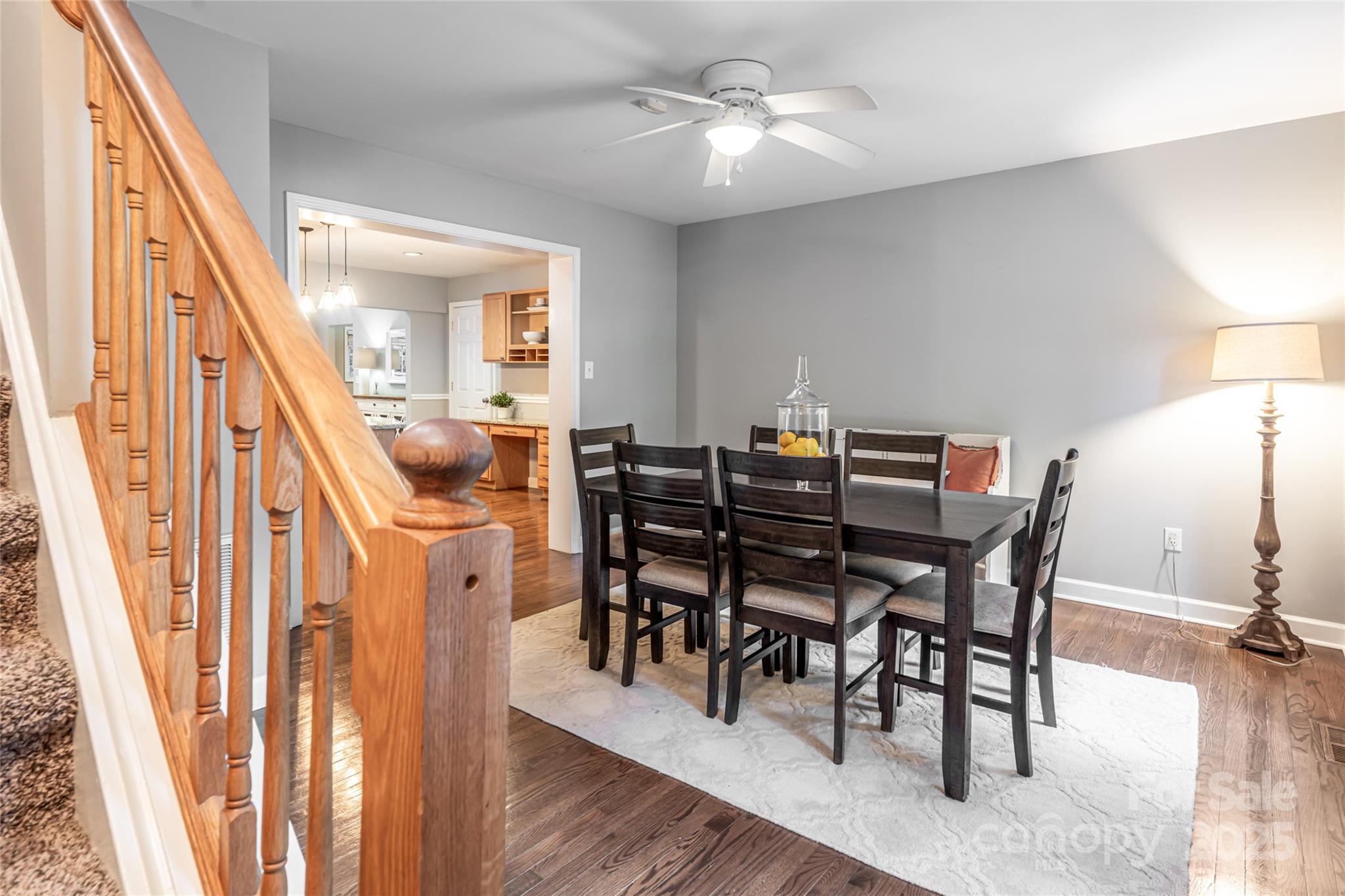 315 Glenn Bridge Road Arden, NC 28704 - Photo 5 of 45 a view of a dining room with furniture and wooden floor