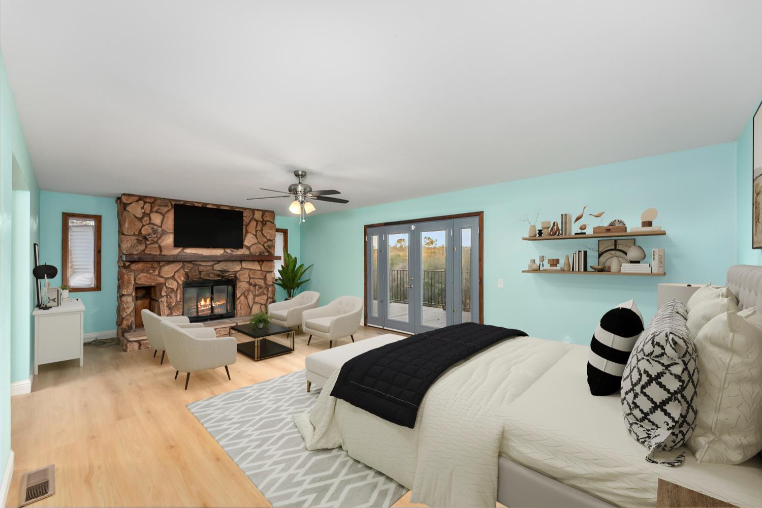 10922 East Lime Kiln Road Grass Valley, CA 95949 - Photo 29 of 98 Primary bedroom photos virtually staged