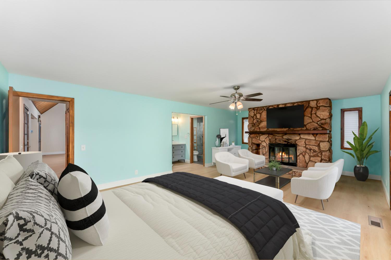 10922 East Lime Kiln Road Grass Valley, CA 95949 - Photo 30 of 98 Primary bedroom photos virtually staged