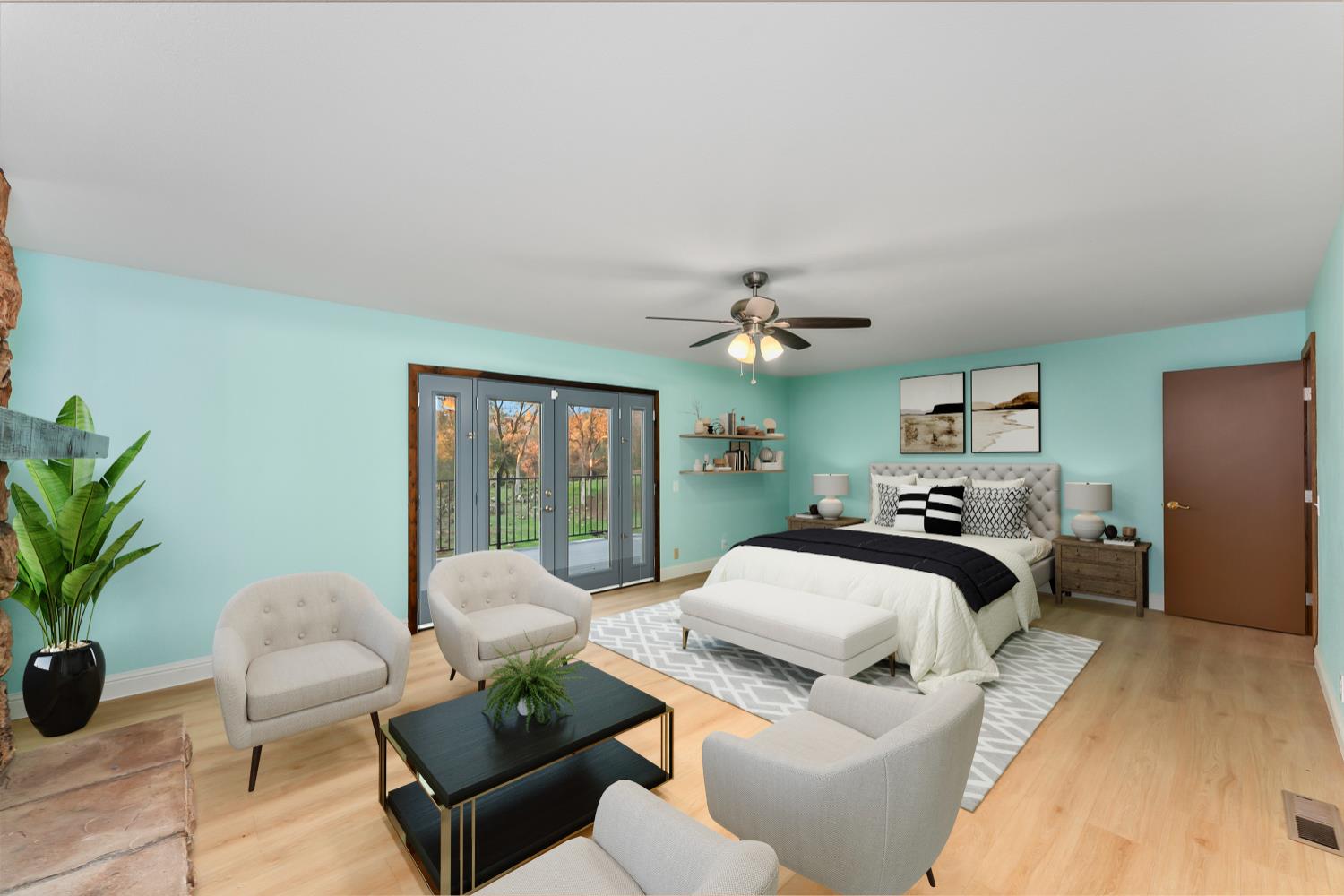 10922 East Lime Kiln Road Grass Valley, CA 95949 - Photo 33 of 98 Primary bedroom photos virtually staged