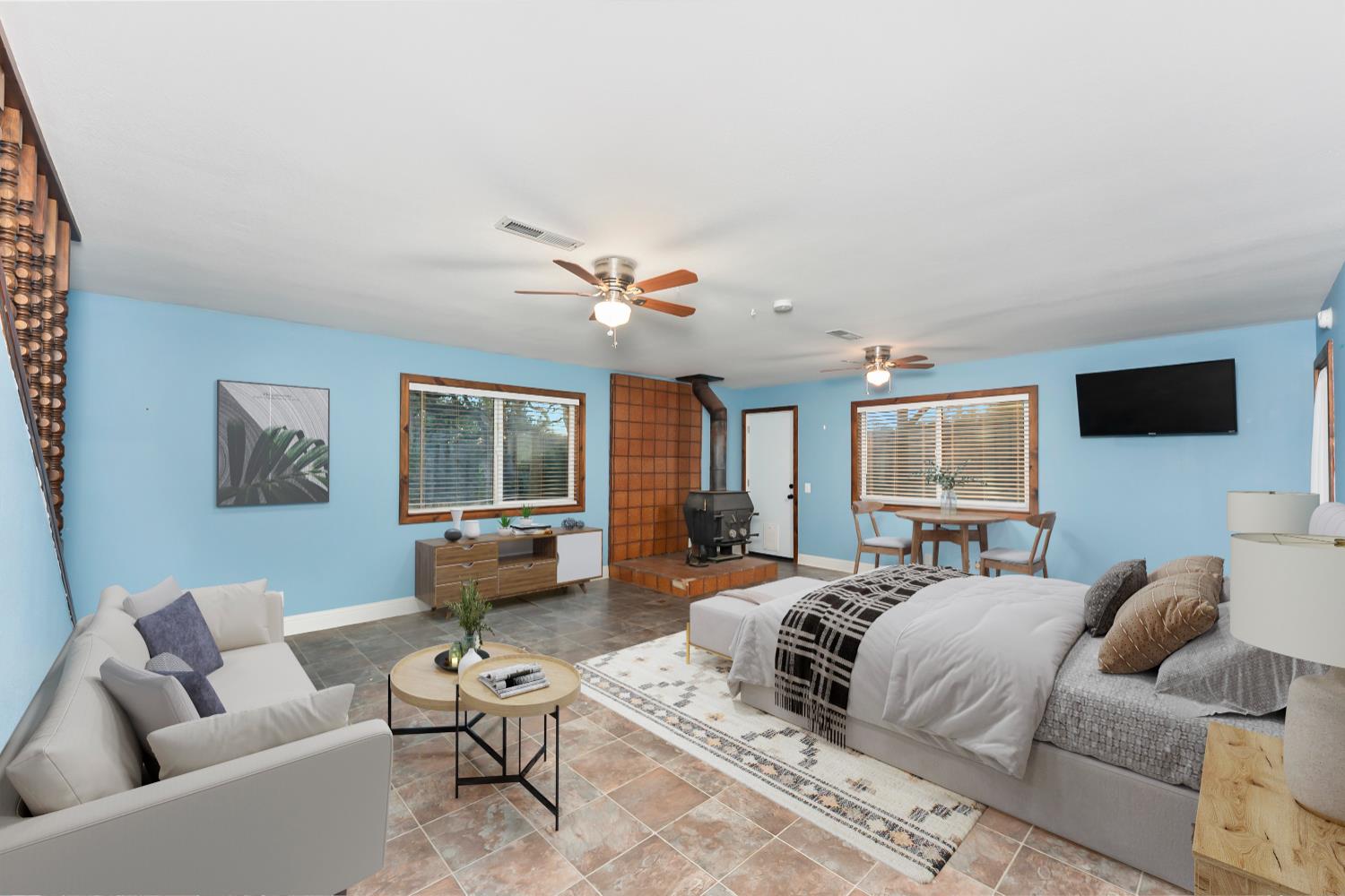 10922 East Lime Kiln Road Grass Valley, CA 95949 - Photo 48 of 98 Downstair studio virtually staged