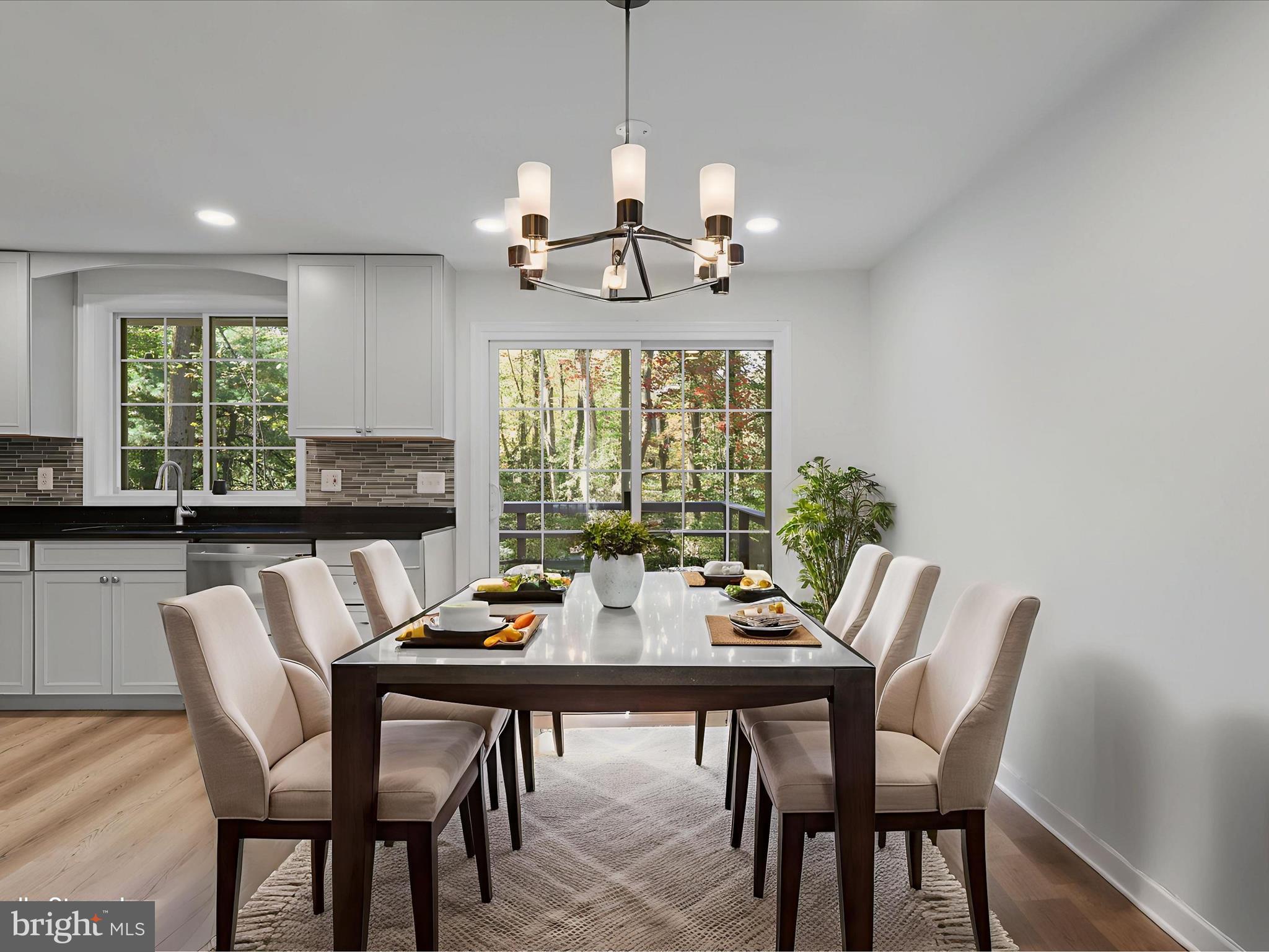 2369 Old Trail Drive Reston, VA 20191 - Photo 13 of 50 a view of a dining room with furniture window and outside view