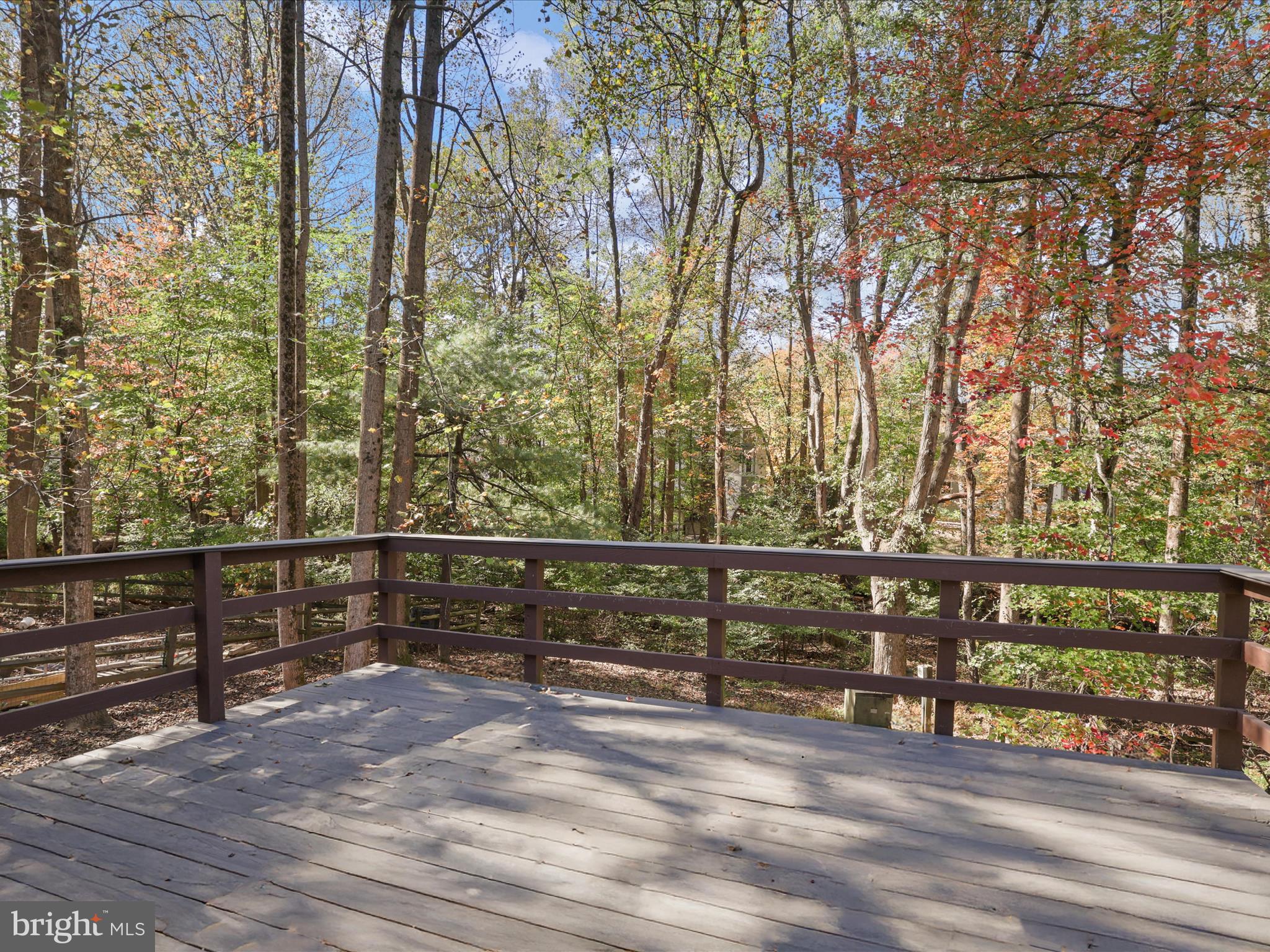 2369 Old Trail Drive Reston, VA 20191 - Photo 27 of 50 a view of a wooden bench and trees in the background