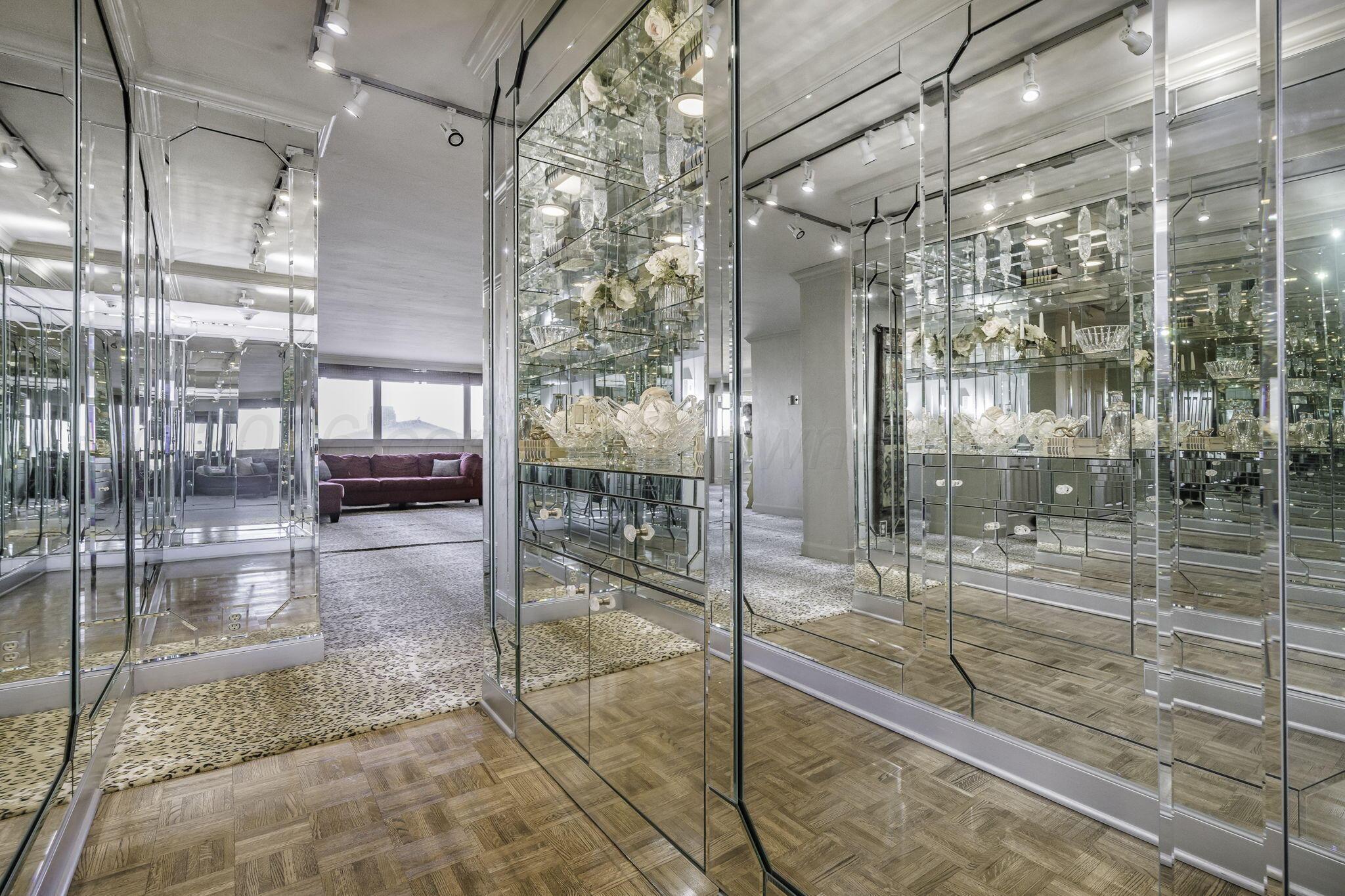 a bathroom with shower