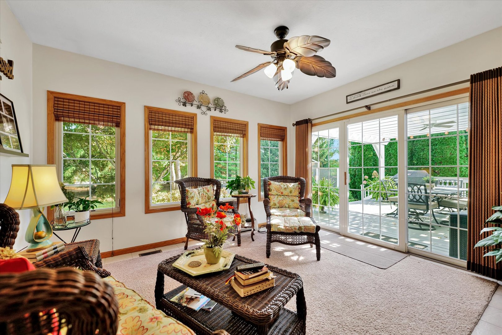 3002 Country Bend Lane Champaign, IL 61822 - Photo 20 of 48 a living room with furniture and floor to ceiling windows