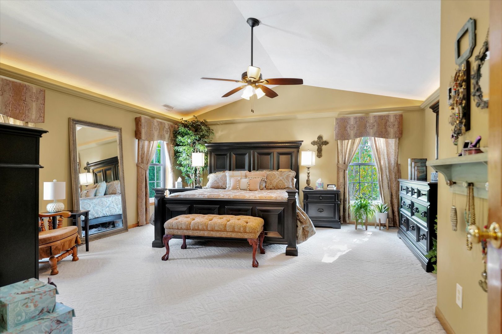 3002 Country Bend Lane Champaign, IL 61822 - Photo 25 of 48 a bedroom with furniture and a chandelier