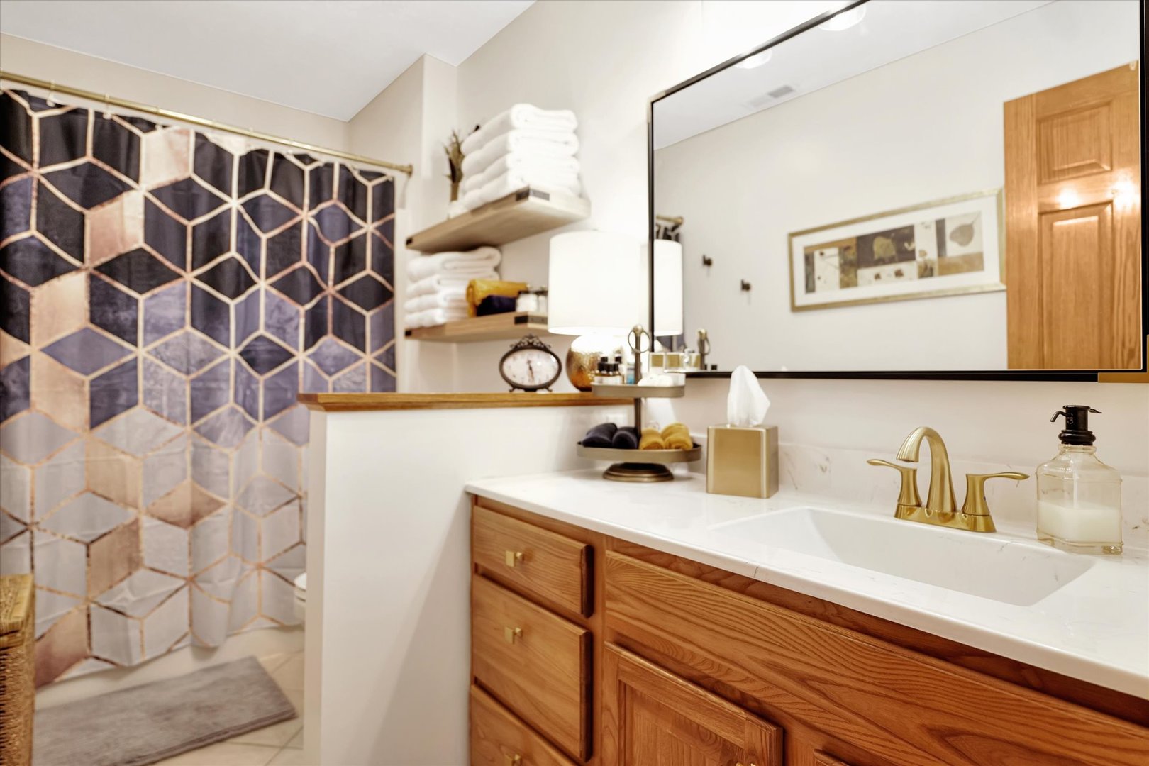 3002 Country Bend Lane Champaign, IL 61822 - Photo 30 of 48 a bathroom with a sink and a mirror