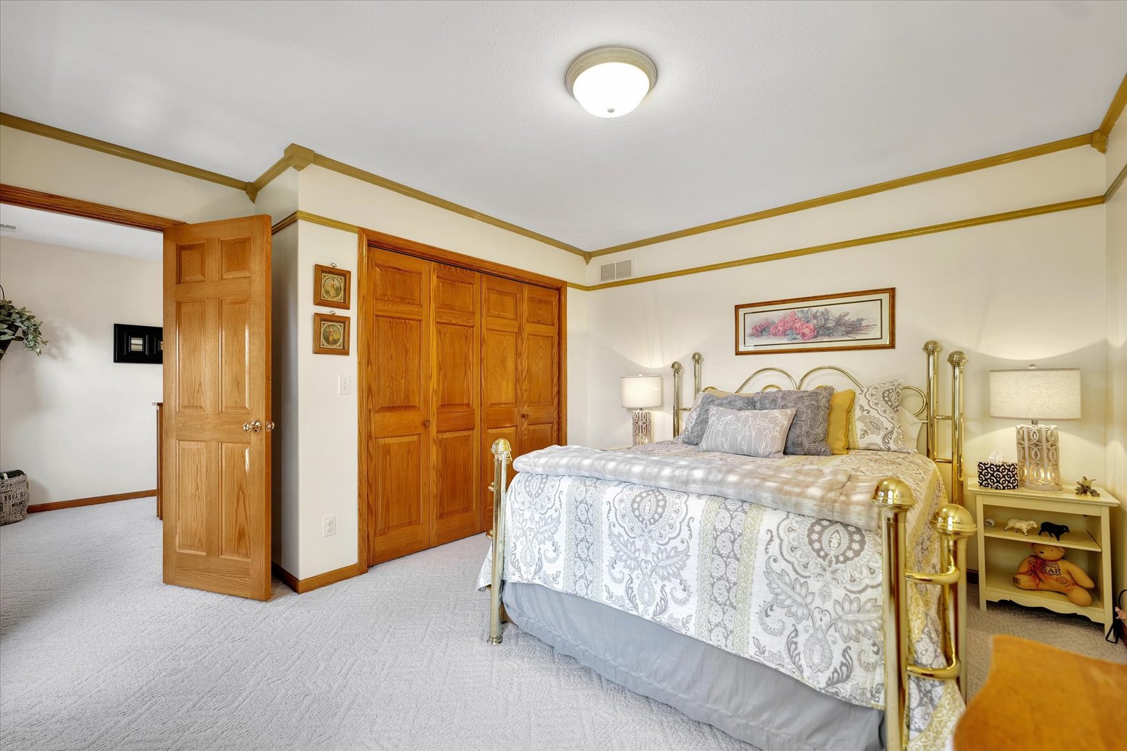 3002 Country Bend Lane Champaign, IL 61822 - Photo 34 of 48 a spacious bedroom with a bed and a table in it