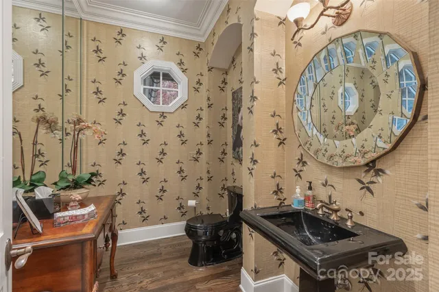 a view of a hallway view with staircase