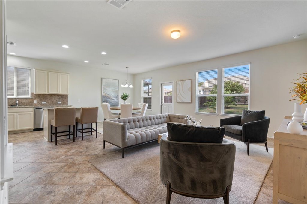 404 Sierra Mar Loop Leander, TX 78641 - Photo 3 of 30 Light, open living area!