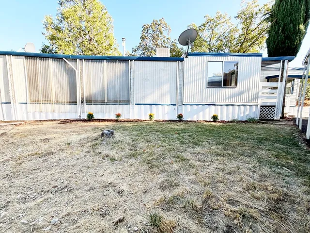 a view of a house with a outdoor space
