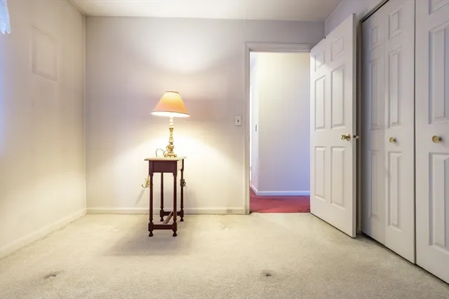 a view of empty room with windows