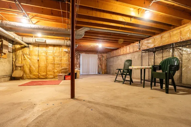a view of a room with chairs