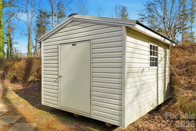 a view of a house with a door