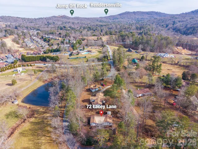 a view of city and mountain
