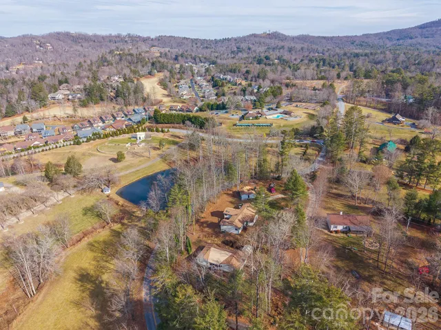 a view of city and mountain