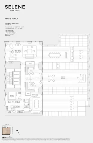 $17,500,000 | 100 East 53rd Street, Unit 10A | Midtown East