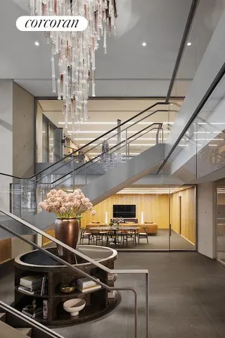 a view of a balcony and chairs and furniture