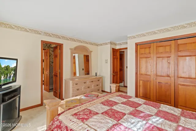 an aerial view of residential house with outdoor space