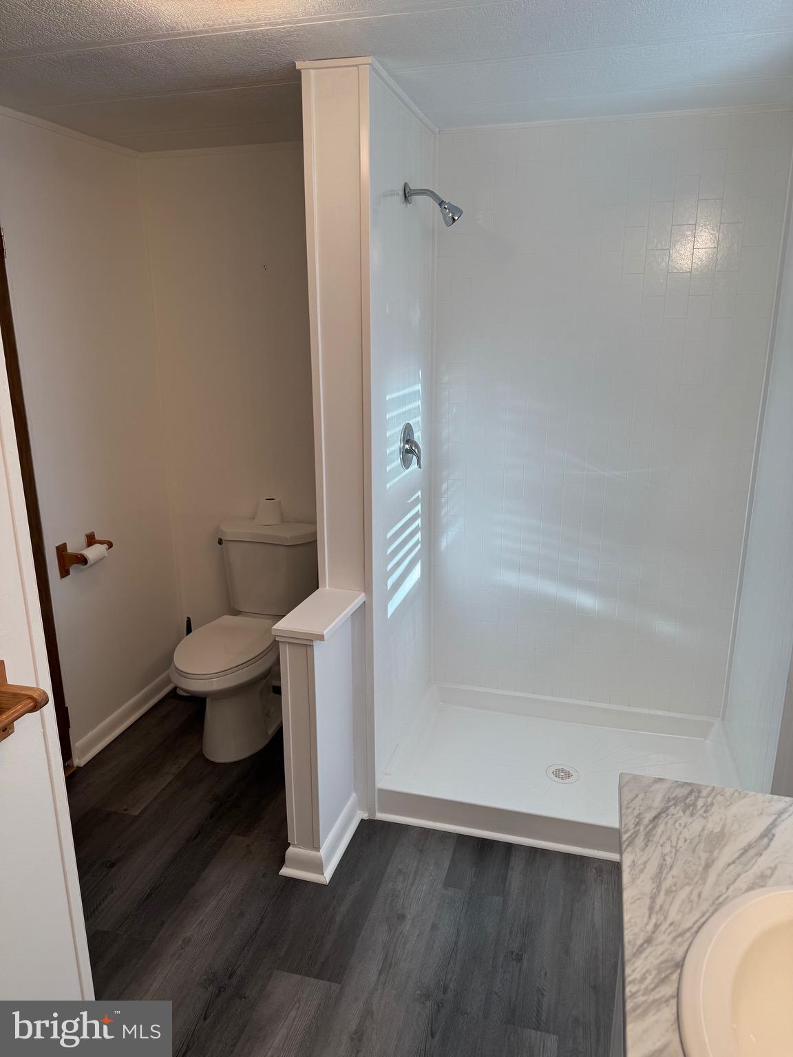 386 Indian Way Buena, NJ 08310 - Photo 28 of 53 a bathroom with a toilet and a shower