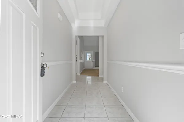 en empty room with windows