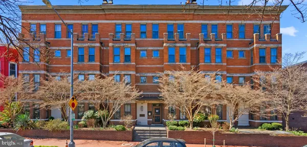 a front view of a building