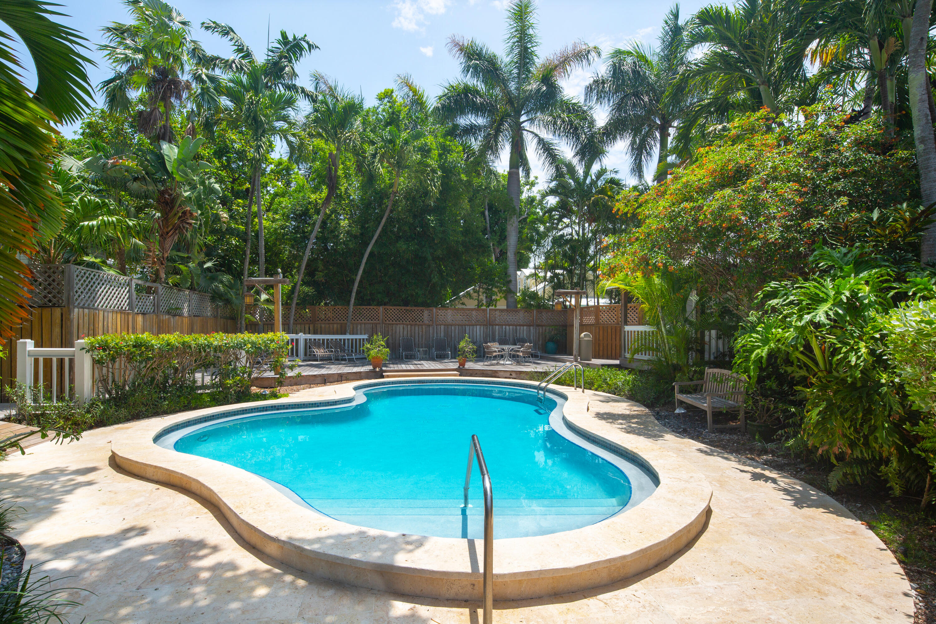 800 Fleming Street, Unit C2 Key West, FL 33040 - Photo 35 of 41 a view of a swimming pool with a patio