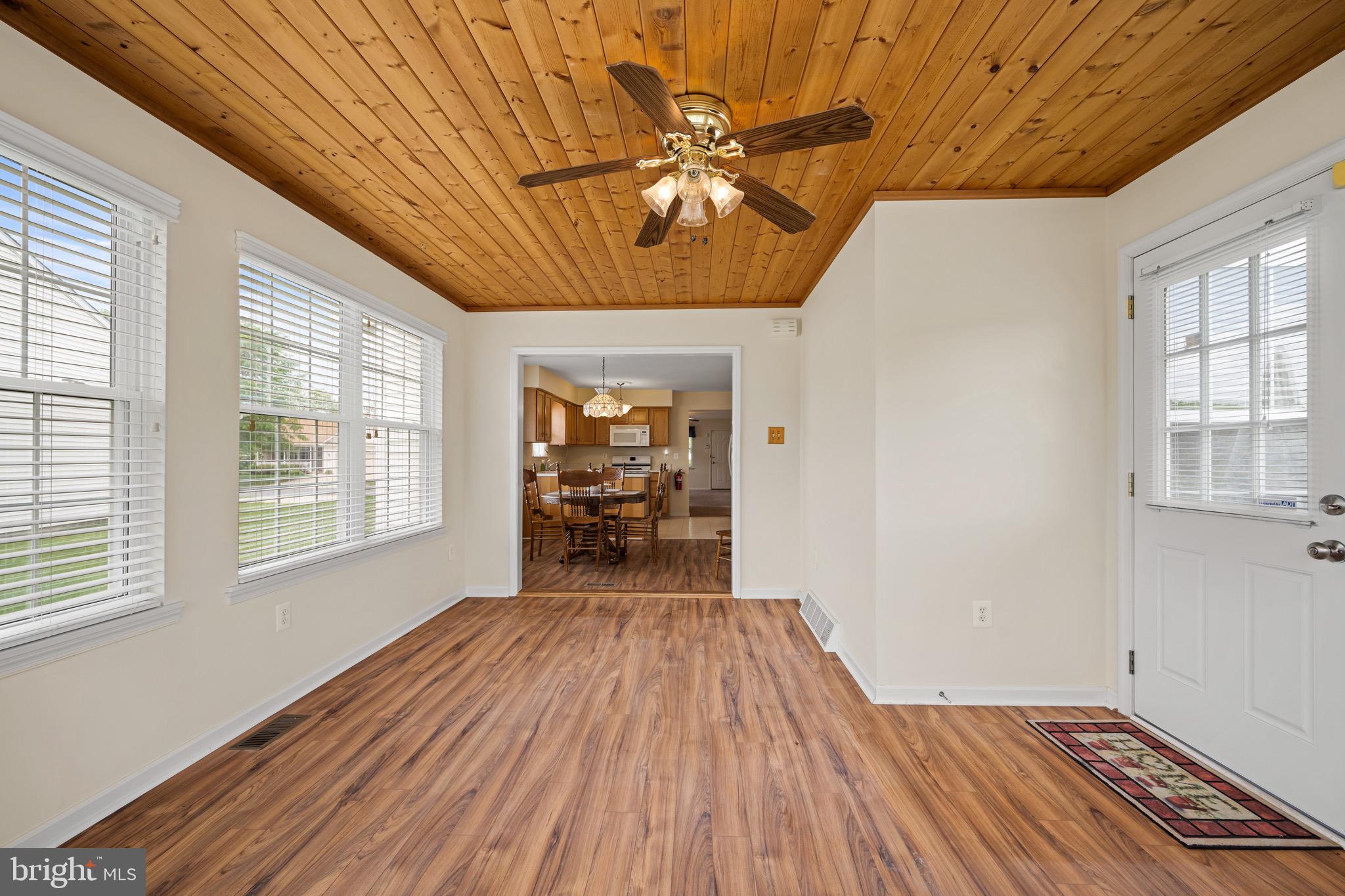 231 Gaunt Drive Mickleton, NJ 08056 - Photo 16 of 28 a view of empty room with wooden floor and fan