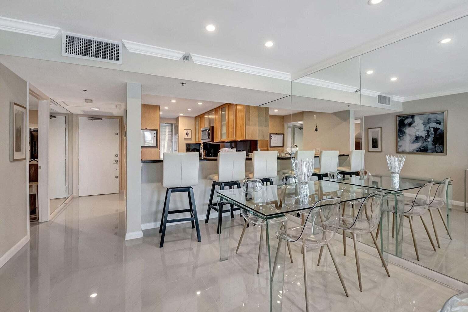 2707 North Ocean Boulevard, Unit D205 Boca Raton, FL 33431 - Photo 3 of 51 a view of a dining area with furniture