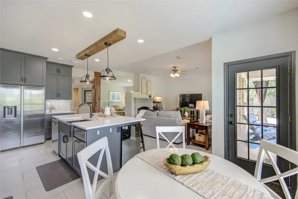 a very nice looking room with a large window