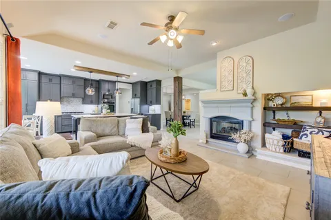 a very nice looking room with a large window