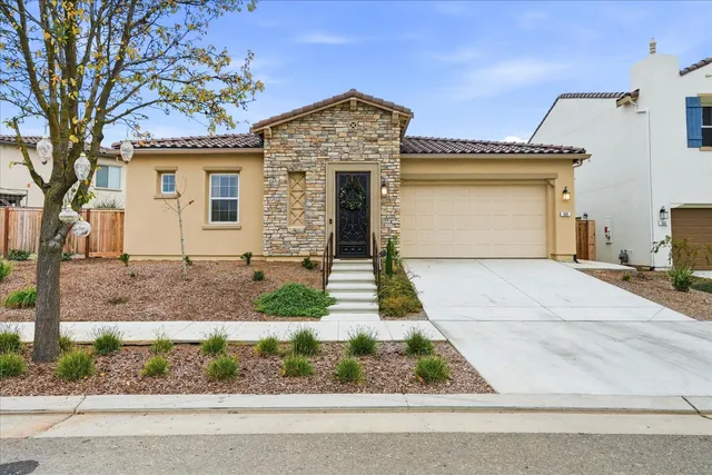 front view of a house with a porch
