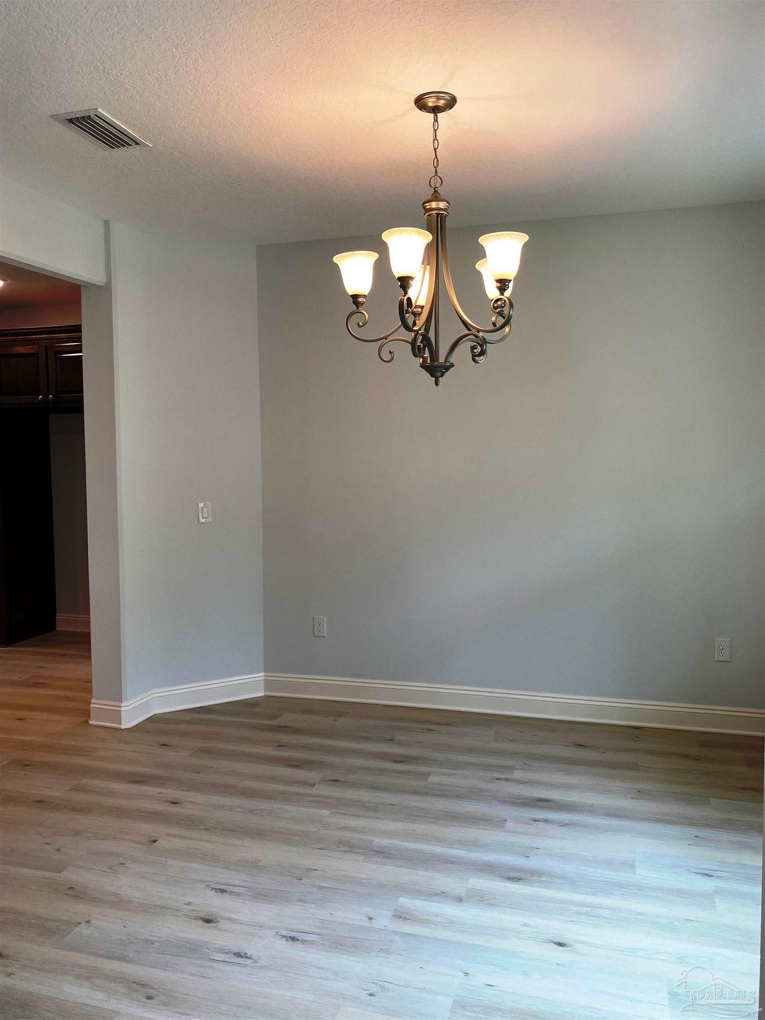 Elegant dining room is perfectly appointed.