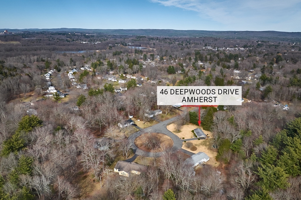 46 Deepwoods Drive Amherst, MA 01002 - Photo 32 of 35 a view of city and mountain