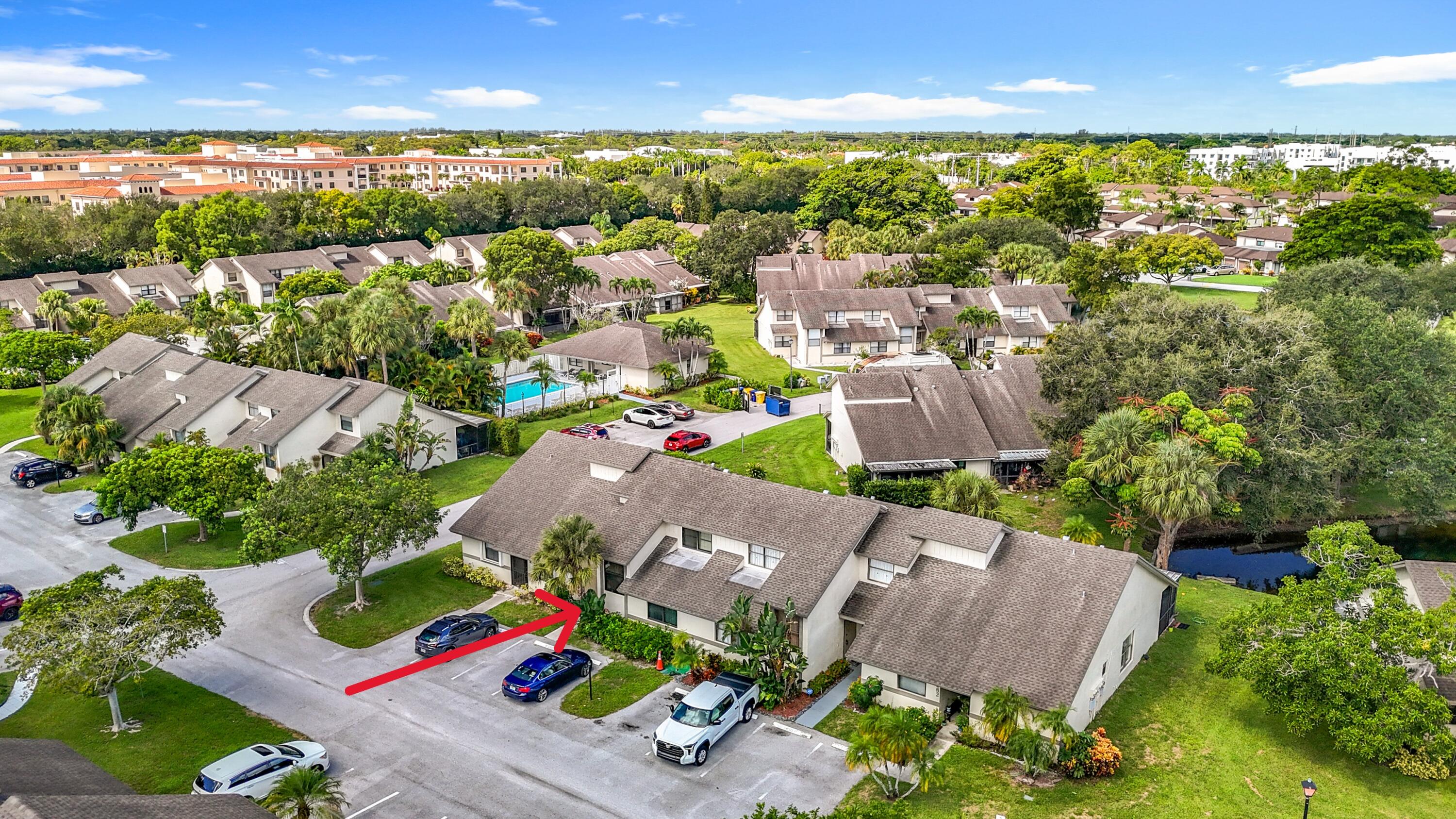 9278 Ketay Circle Boca Raton, FL 33428 - Photo 46 of 55 an aerial view of residential houses with outdoor space and ocean view