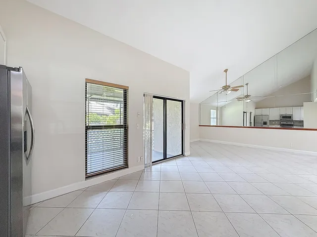 a view of livingroom with kitchen